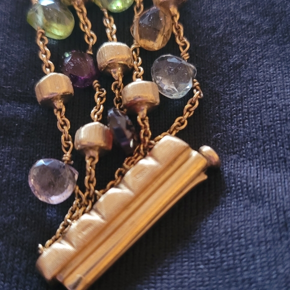 Marco Bicego Mutli Stone 18k Gold Bracelet - Picture 9 of 10